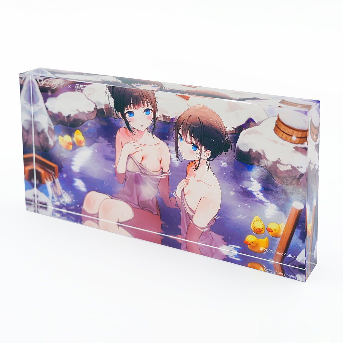 ふもコレSEASONS × らんぐ  LEDスタンド付きアクリルブロック 冬