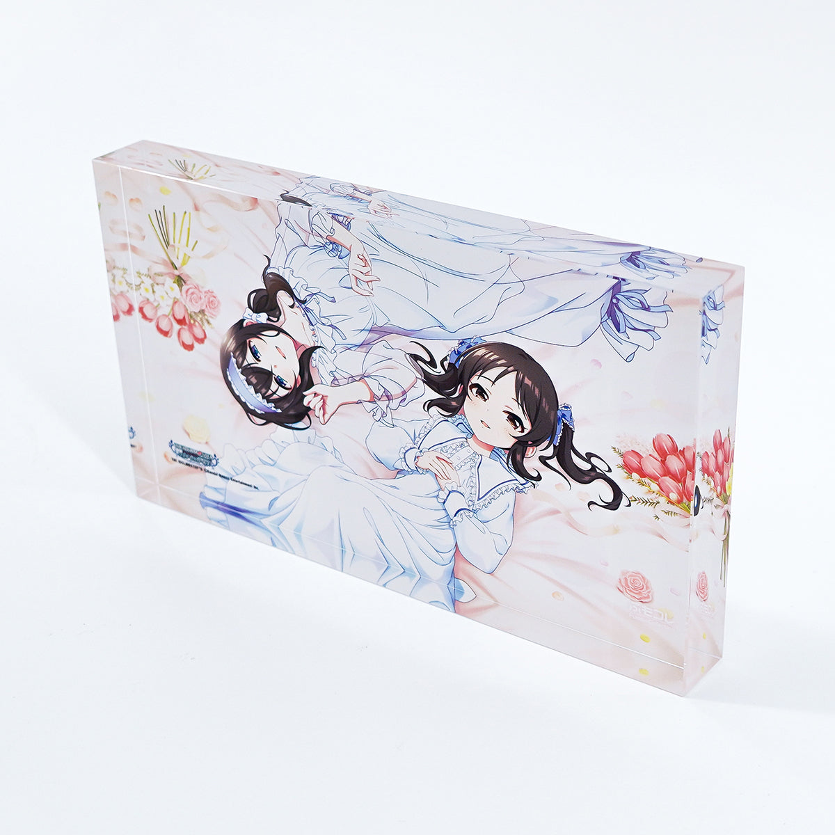 ふもコレ × アイドルマスター シンデレラガールズ LEDスタンド付きアクリルブロック  鷺沢文香＆橘ありす