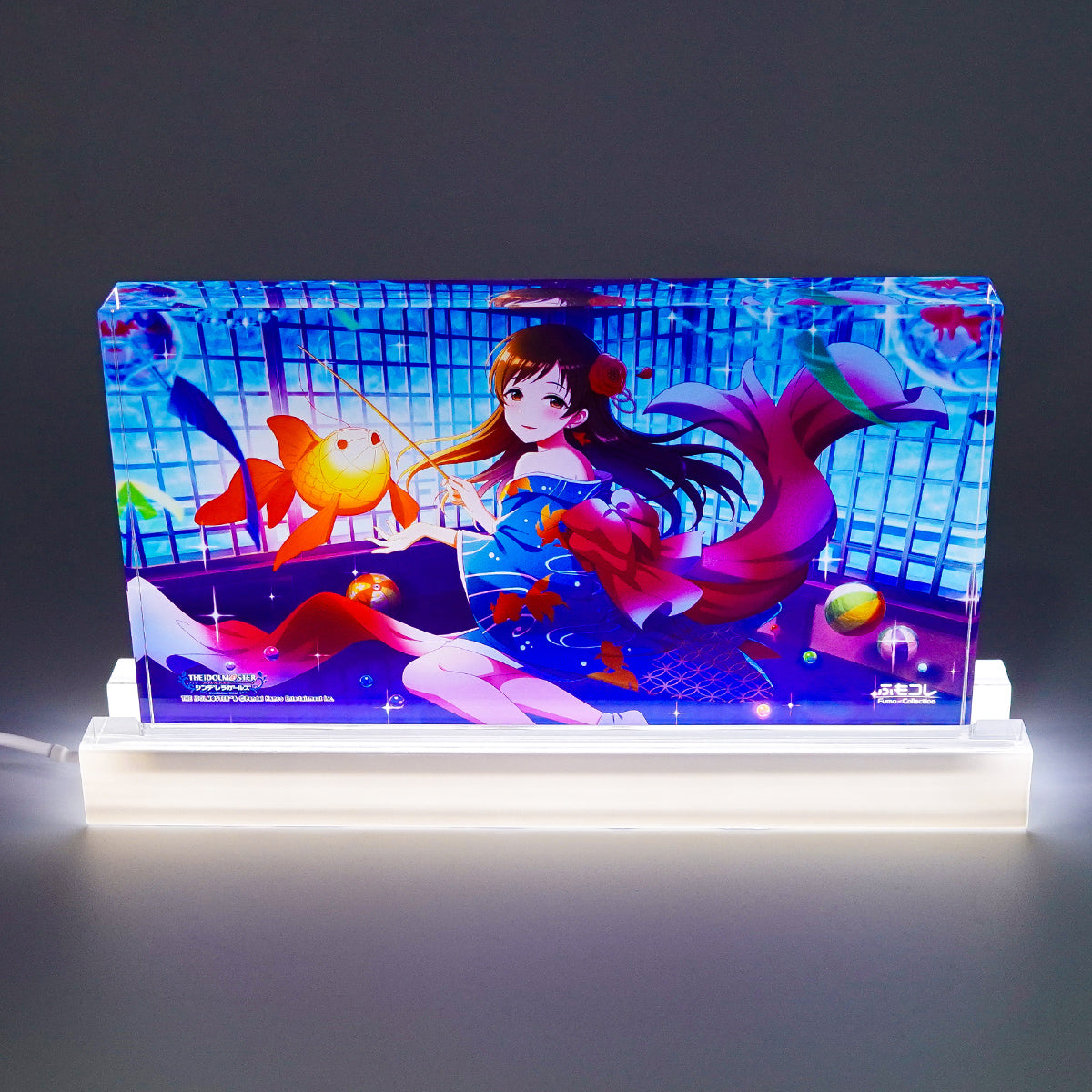ふもコレ × アイドルマスター シンデレラガールズ LEDスタンド付きアクリルブロック  新田美波