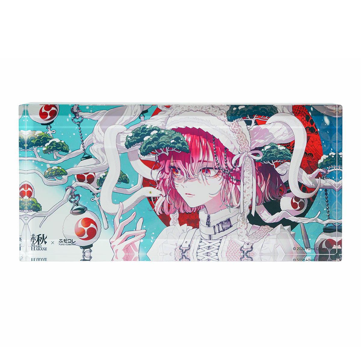 ふもコレSEASONS × 秋赤音  LEDスタンド付きアクリルブロック 冬