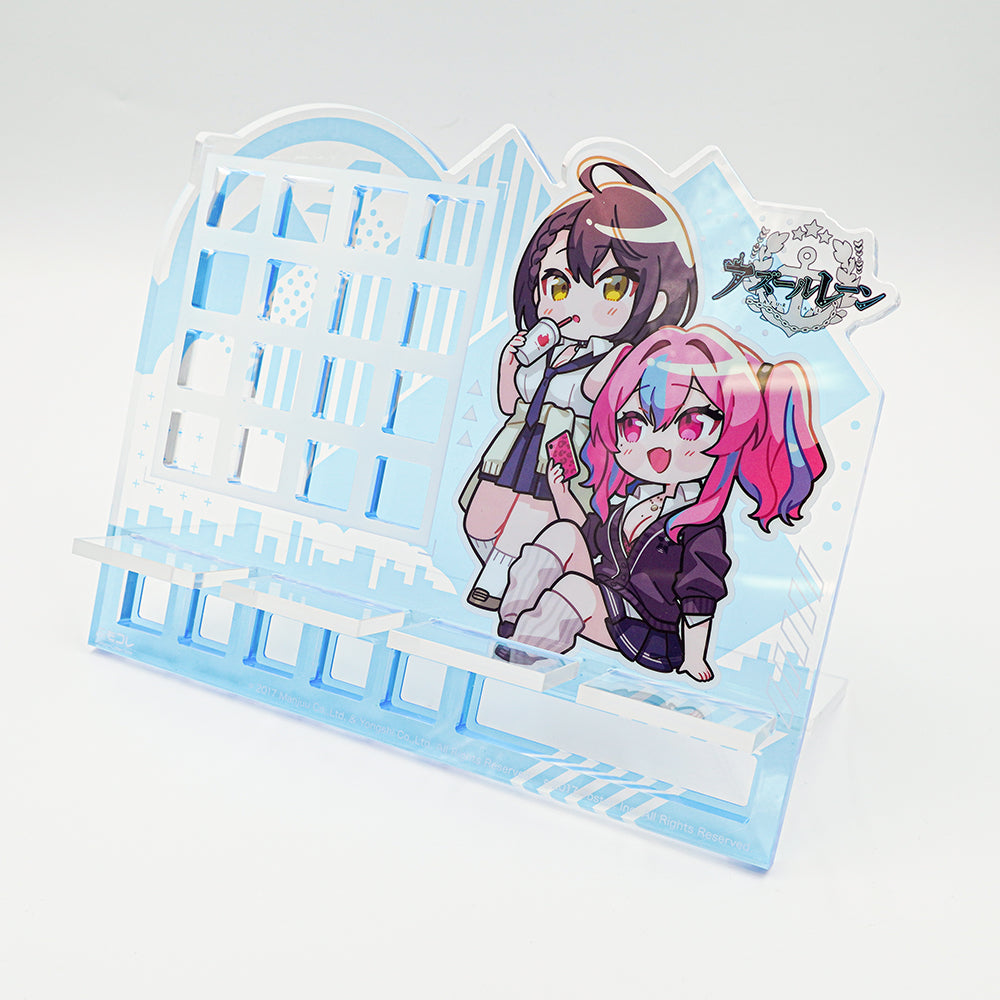ふもコレ×アズールレーン アクリルキーボードスタンド ブレマートン＆ボルチモアモデル