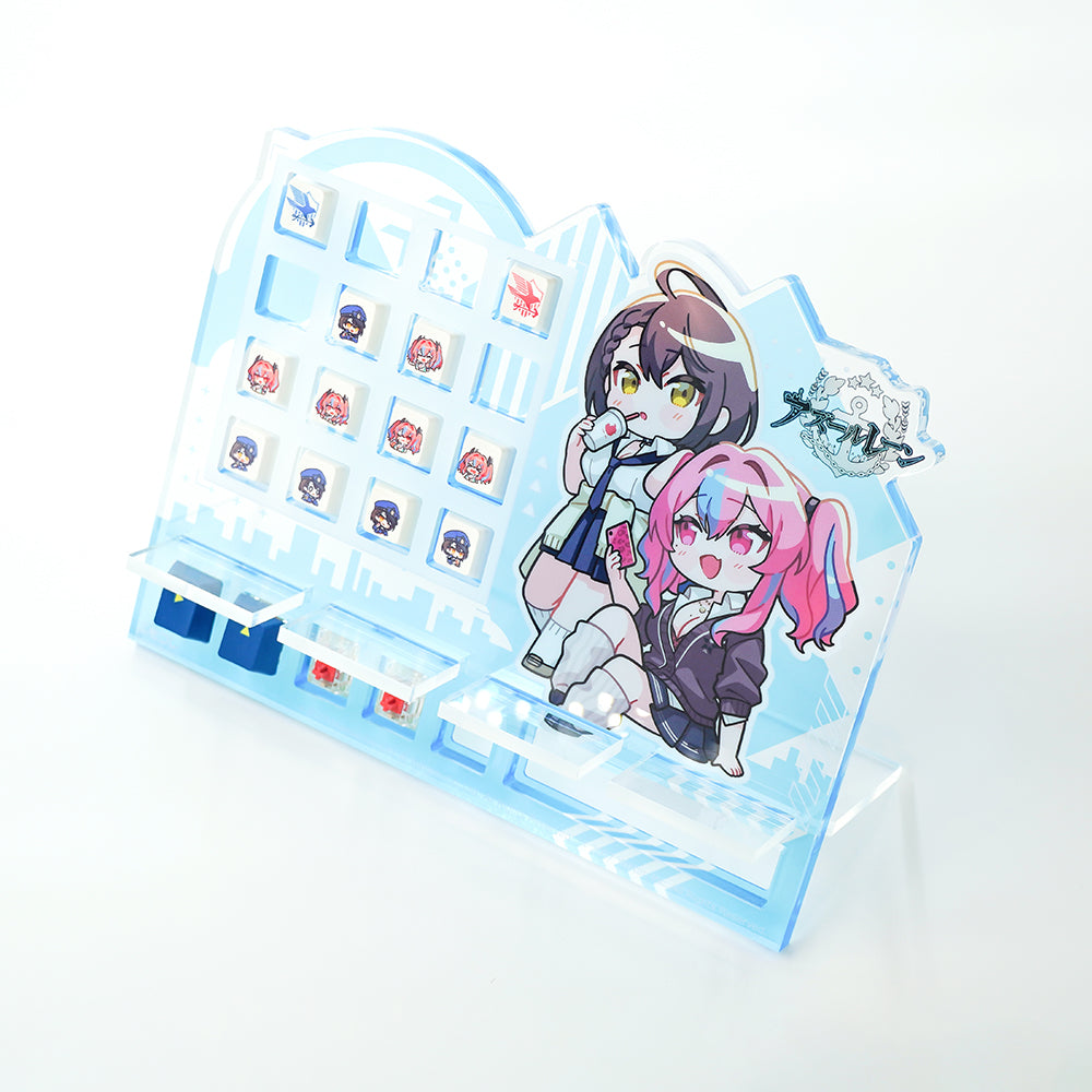 ふもコレ×アズールレーン アクリルキーボードスタンド ブレマートン＆ボルチモアモデル