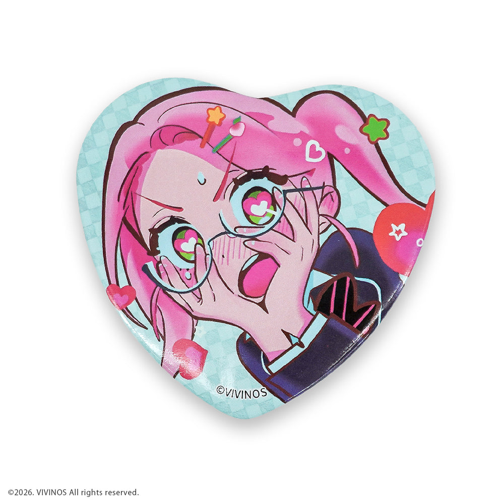 ALIEN STAGE × ふもコレ ハート缶バッジ [BOX販売]｜ふもコレ(Fumo Collection)
