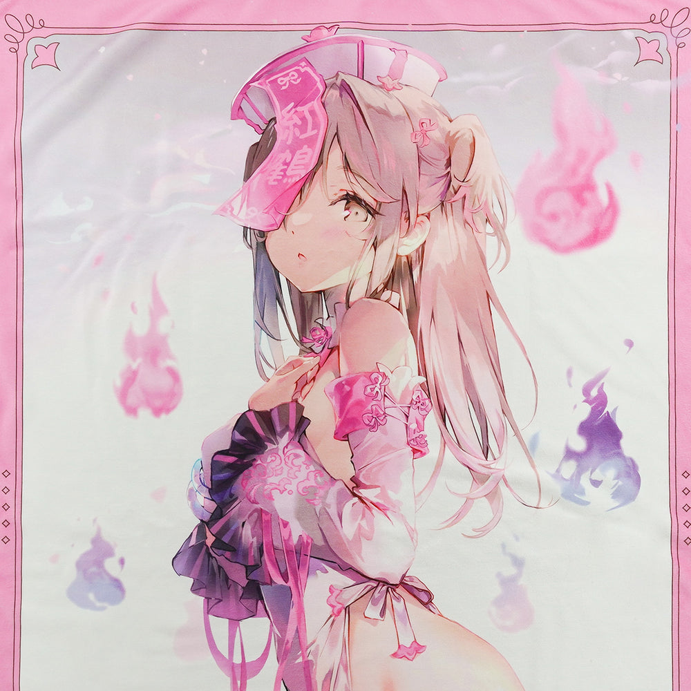 Fumo Collection ふもコレ×Anmi 特大ブランケット − ピンクキョンシー −|ふもコレ(Fumo Collection)