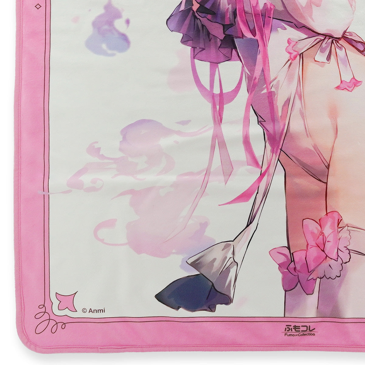 ふもコレ×Anmi 特大ブランケット − ピンクキョンシー −