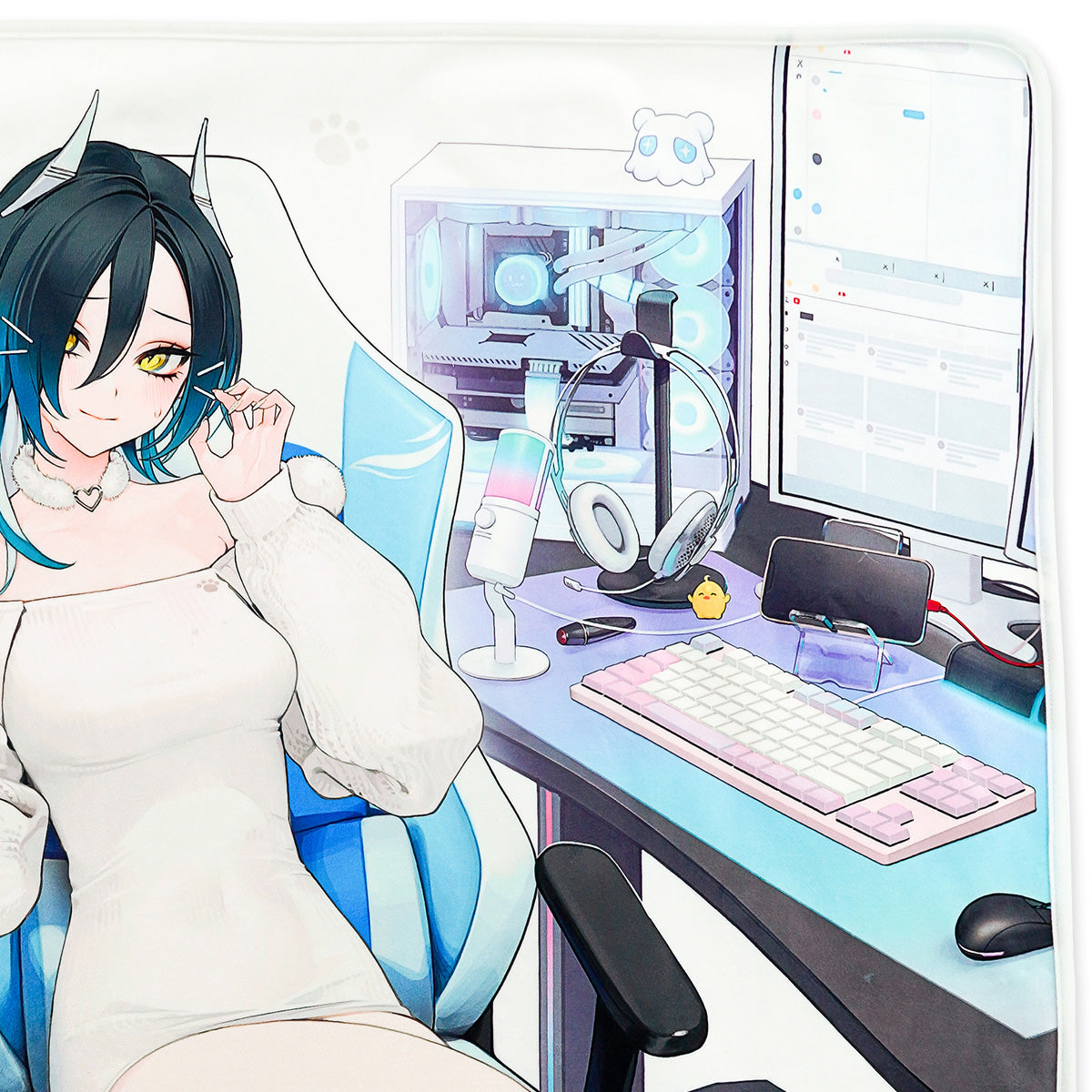 ふもコレ×アズールレーン 特大ブランケット ウルリッヒ・フォン・フッテン