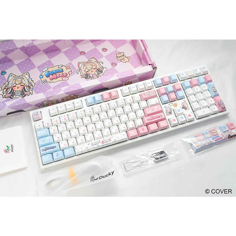 ゲーミングキーボード 兎田ぺこら Ducky x hololive En Fuwamoco Limited Edition One 2 Pro RGB