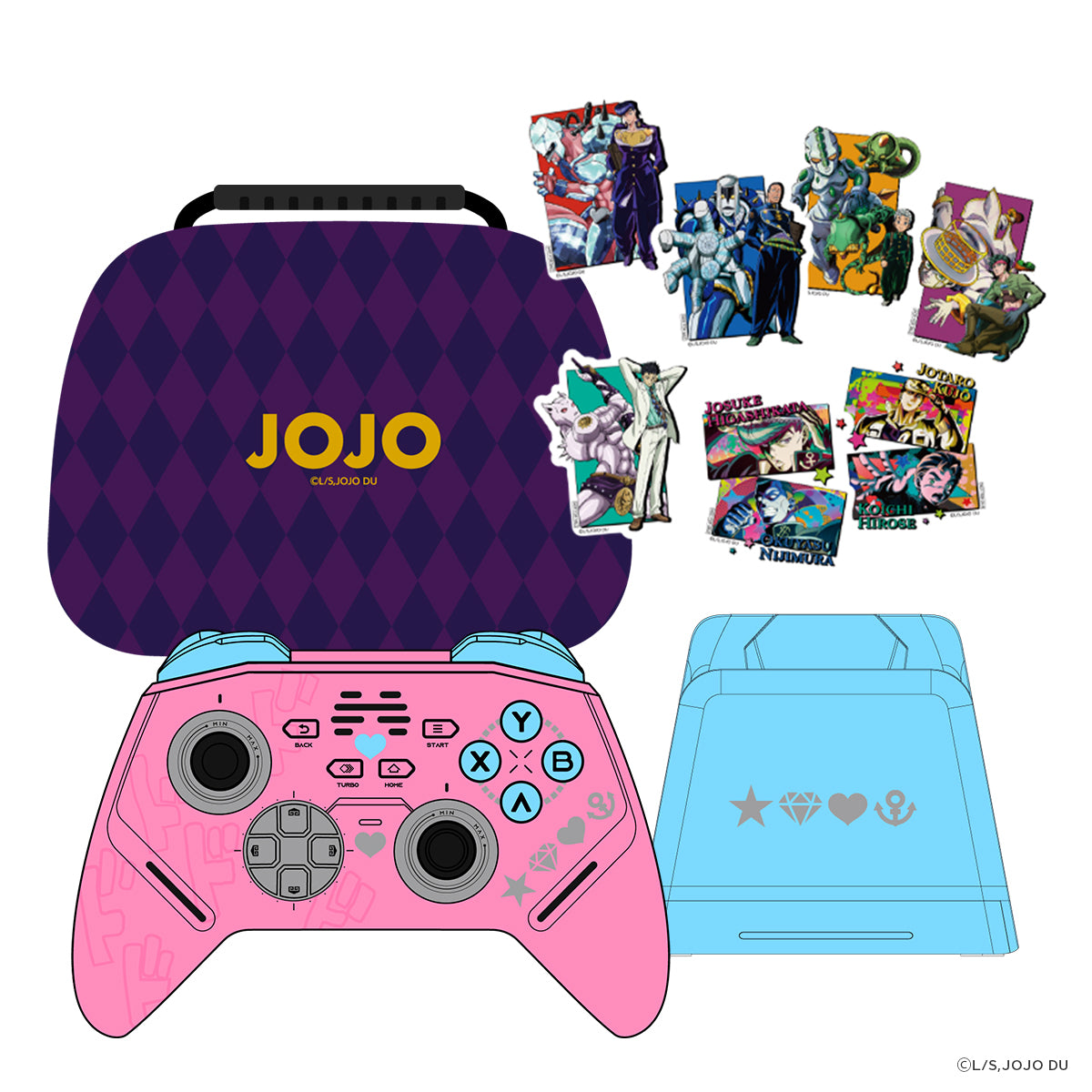 ジョジョの奇妙な冒険 ダイヤモンドは砕けない コラボレーション コントローラー(ゲームパッド) 豪華版
