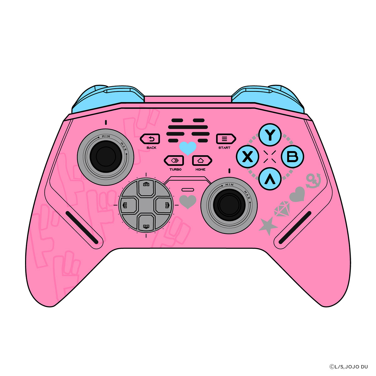 ジョジョの奇妙な冒険 ダイヤモンドは砕けない コラボレーション コントローラー(ゲームパッド) 豪華版