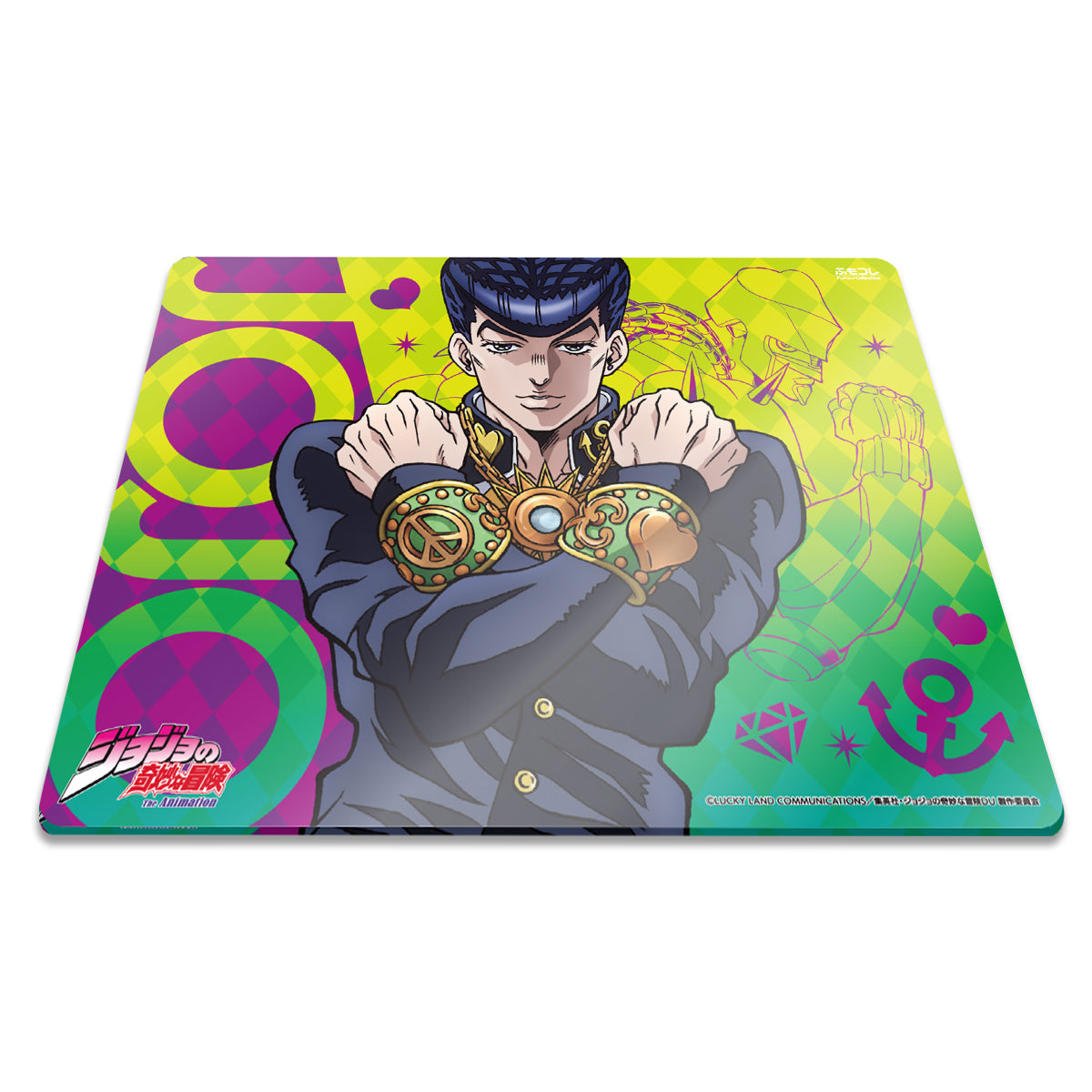 ジョジョの奇妙な冒険 ダイヤモンドは砕けない コラボレーション ガラスマウスパッド Dream Gamer 浮【他商品との同梱不可】