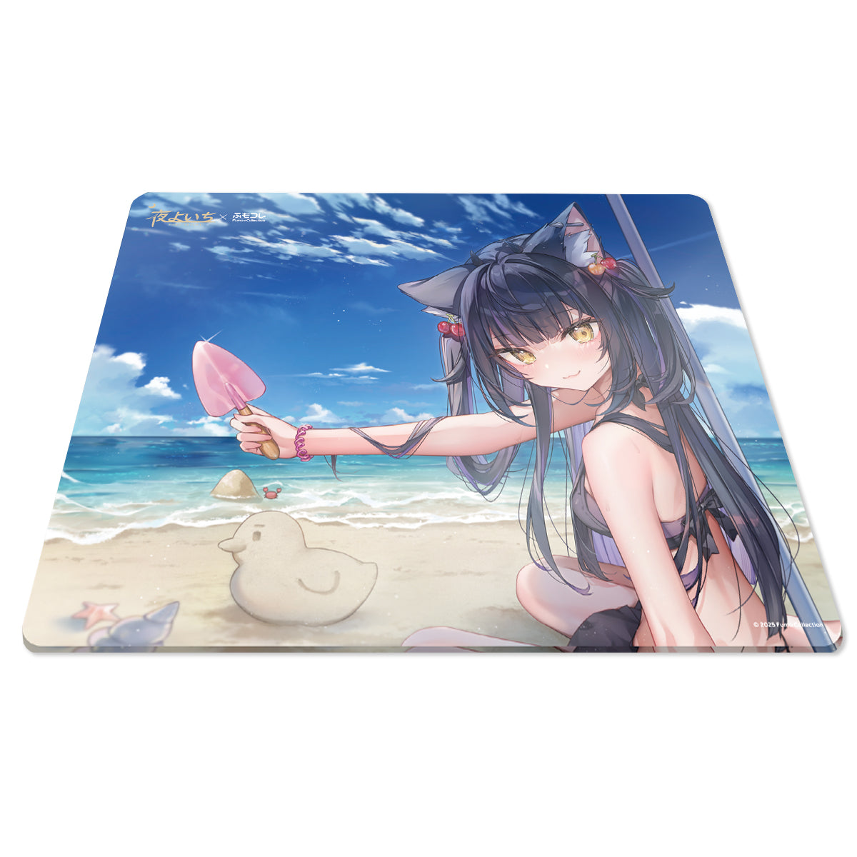 ふもコレSeasons ×  夜よいち Dream Gamer ガラスマウスパッド 25夏【他商品との同梱不可】