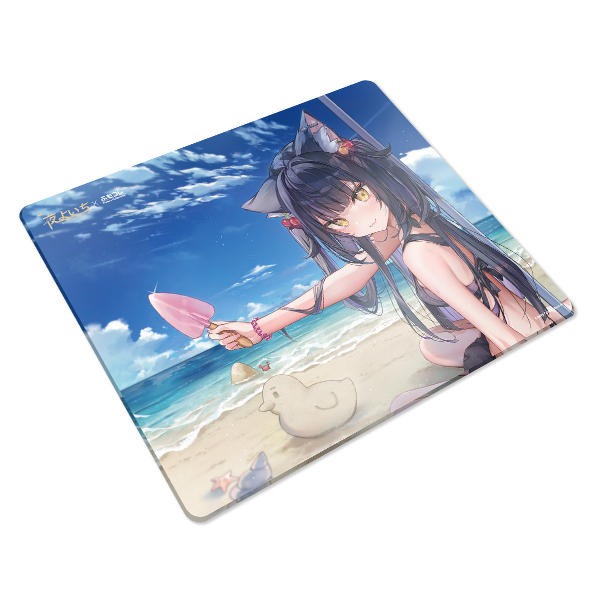 ふもコレSeasons ×  夜よいち Dream Gamer ガラスマウスパッド 25夏【他商品との同梱不可】