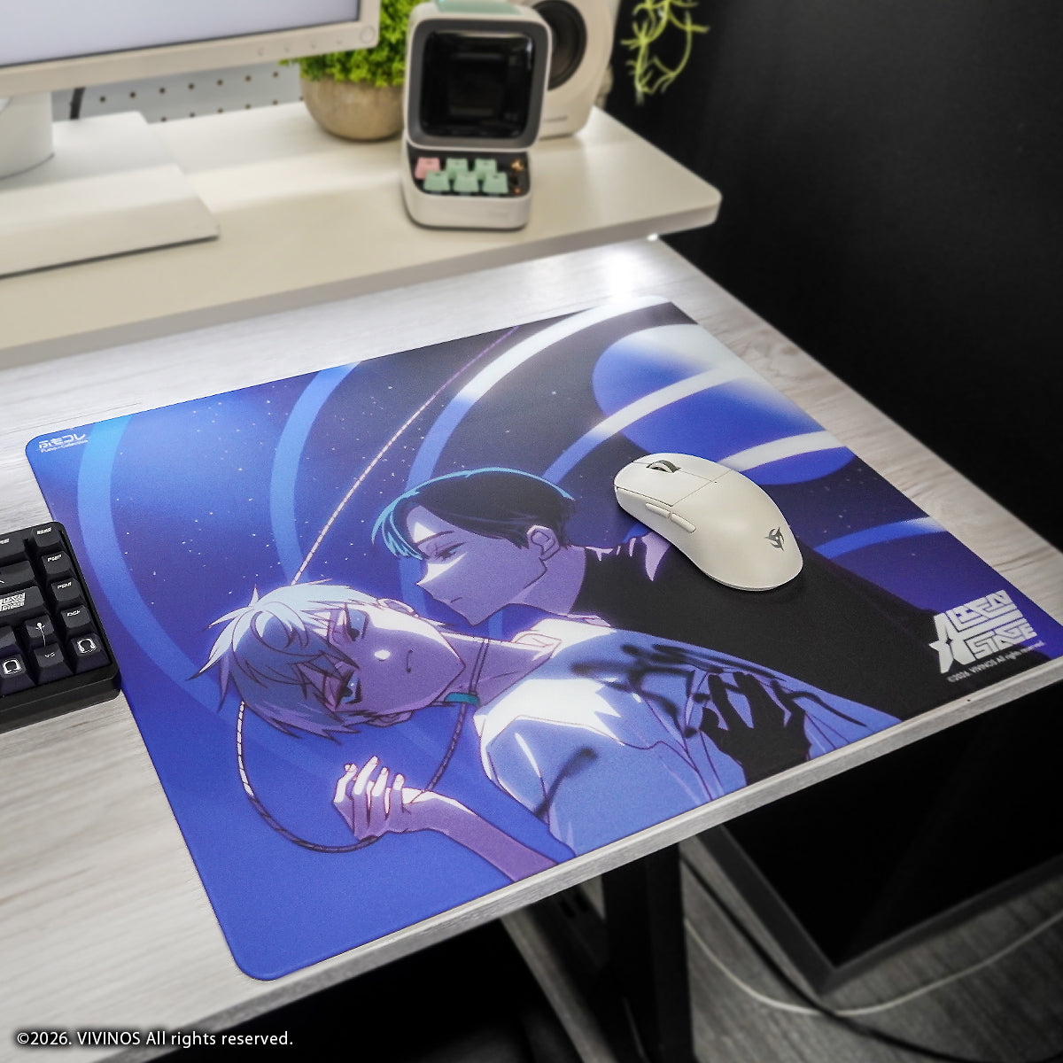 ALIEN STAGE × ふもコレ ガラスマウスパッド B (Dream Gamer)【他商品