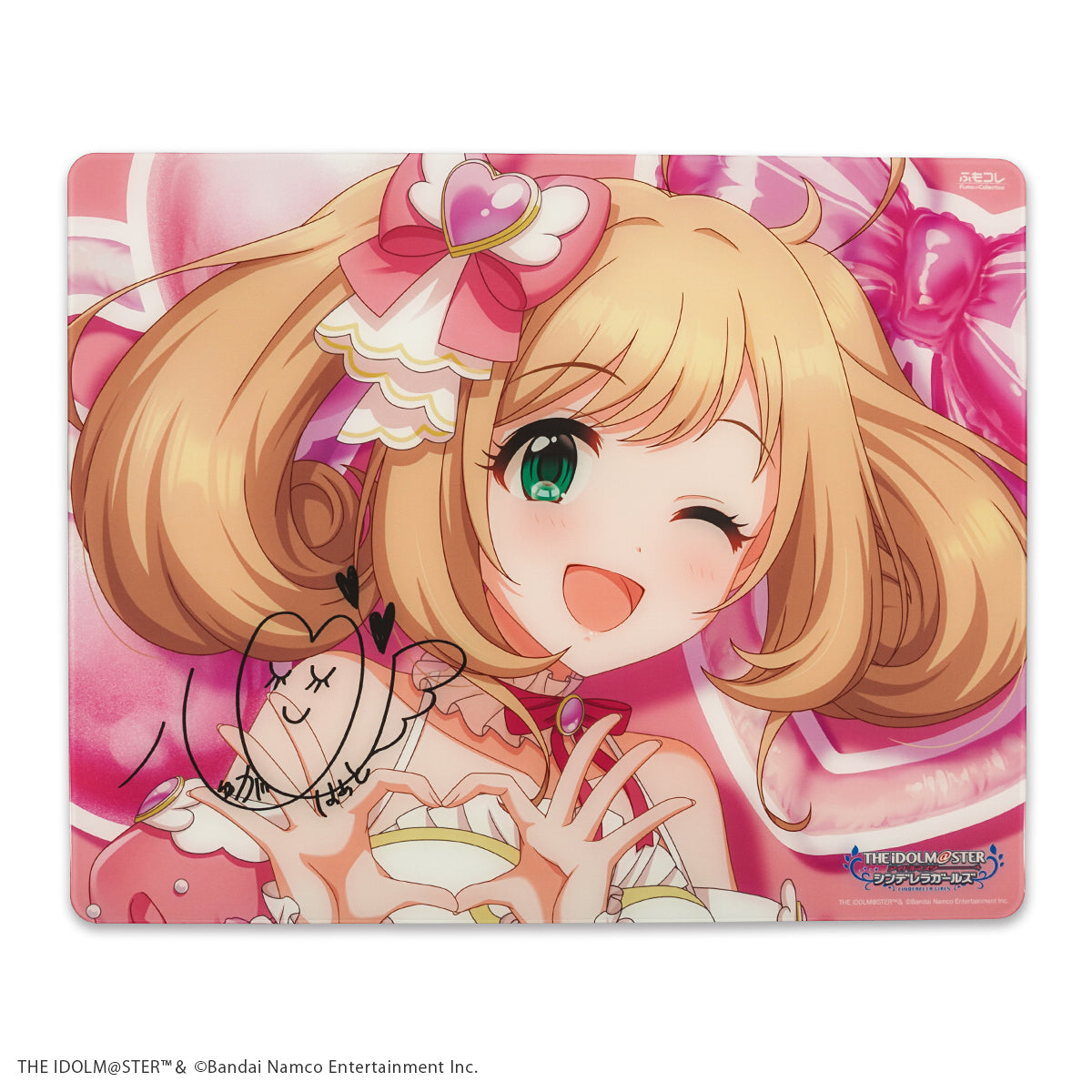 アイドルマスター シンデレラガールズ × ふもコレ ガラスマウスパッド 佐藤心 (Dream Gamer)【他商品との同梱不可】