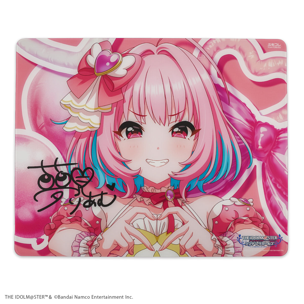 アイドルマスター シンデレラガールズ × ふもコレ ガラスマウスパッド 夢見りあむ (Dream Gamer)【他商品との同梱不可】