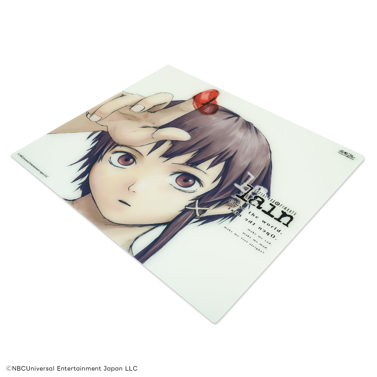 serial experiments lain × ふもコレ ガラスマウスパッド (Arbiter studio)【他商品との同梱不可】