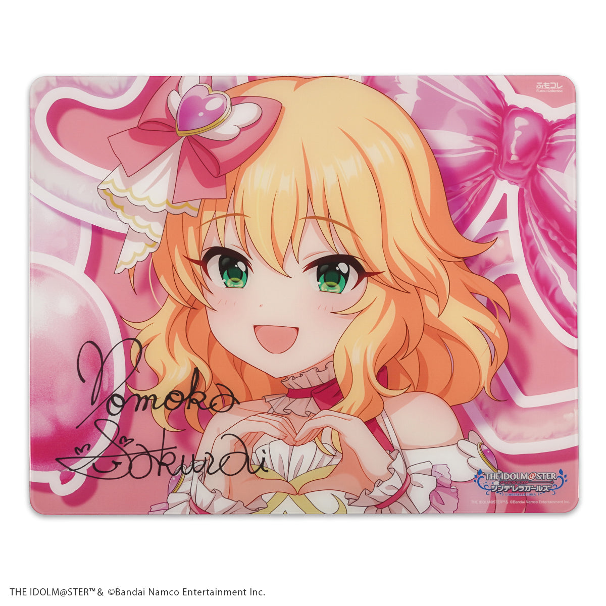 アイドルマスター シンデレラガールズ × ふもコレ ガラスマウスパッド 櫻井桃華 (Dream Gamer)【他商品との同梱不可】