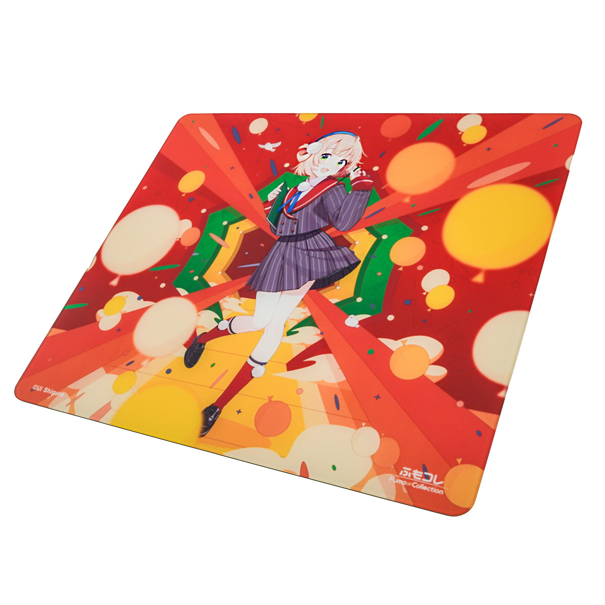 ふもコレ × しぐれうい5周年記念 Dream Gamer Thunder Glass Mousepad【他商品との同梱不可】