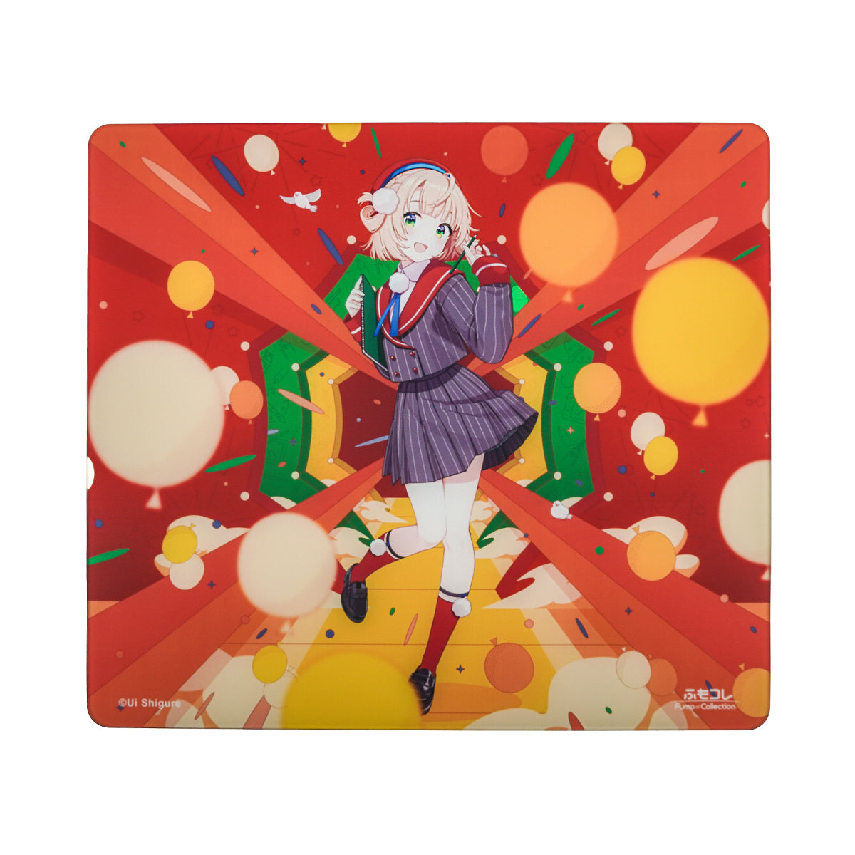 ふもコレ × しぐれうい5周年記念 Dream Gamer Thunder Glass Mousepad【他商品との同梱不可】