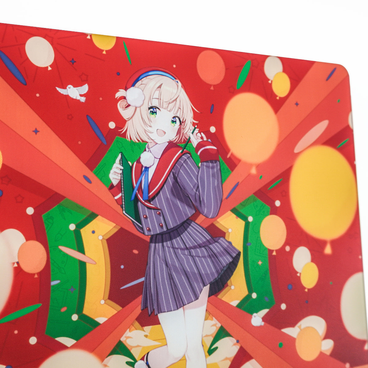 ふもコレ × しぐれうい5周年記念 Dream Gamer Thunder Glass Mousepad【他商品との同梱不可】