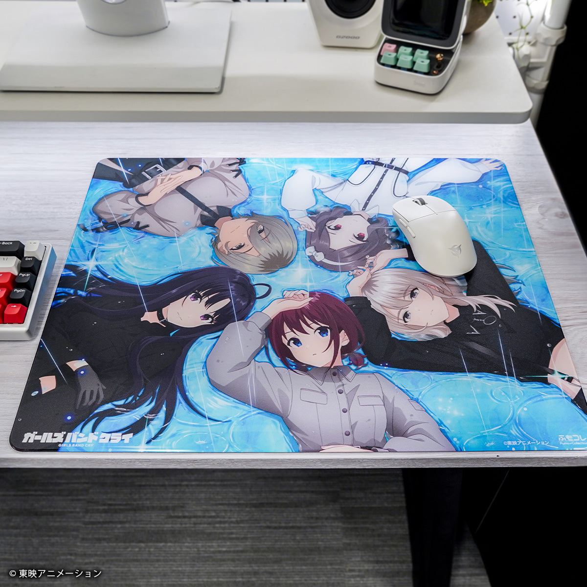 ガールズバンドクライ × ふもコレ ガラスマウスパッド (Dream Gamer)【他商品との同梱不可】