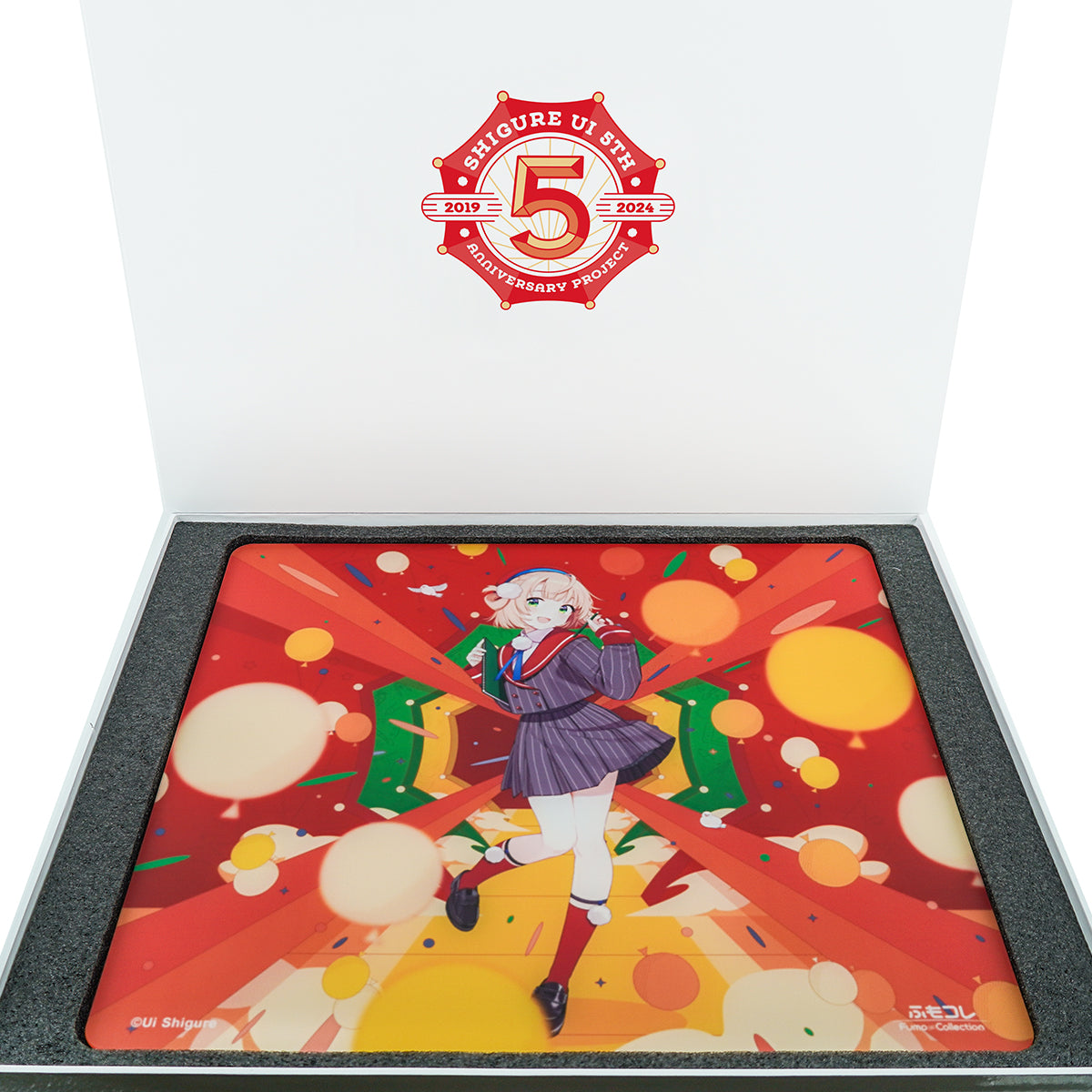 ふもコレ × しぐれうい5周年記念 Dream Gamer Thunder Glass Mousepad【他商品との同梱不可】