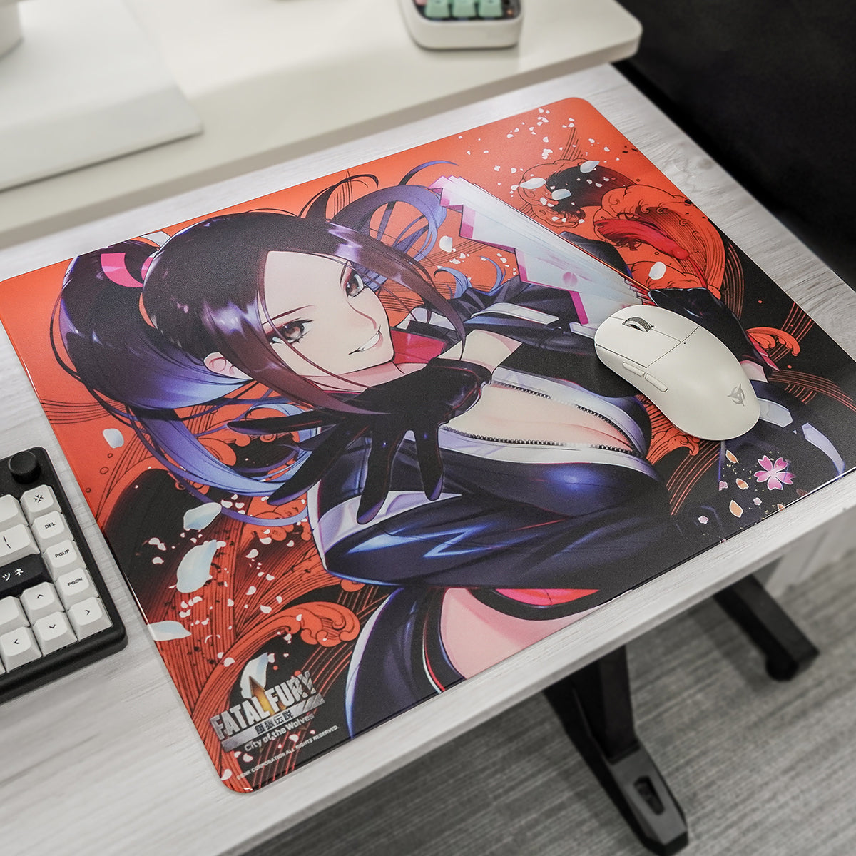 餓狼伝説 City of the Wolves × ふもコレ ガラスマウスパッド (Dream Gamer)【他商品との同梱不可】