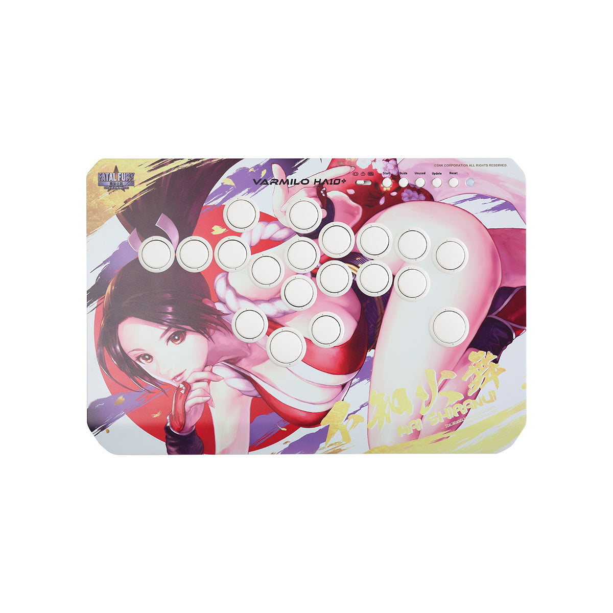 餓狼伝説 City of the Wolves × ふもコレ レバーレスコントローラー (VARMILO HA10+)