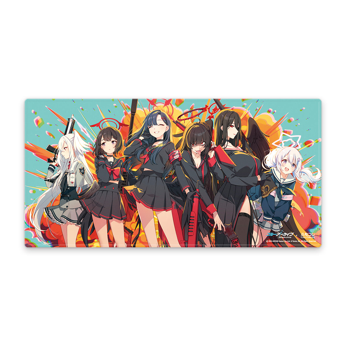 ブルーアーカイブ × ふもコレ ゲーミングマウスパッド 正義実現委員会＆トリニティ自警団 CXL (Odin Gaming )
