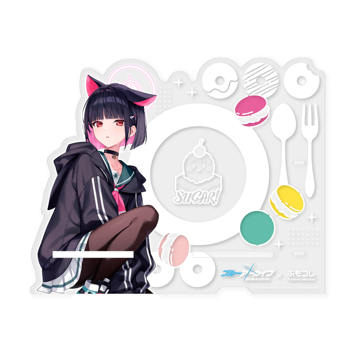 ブルーアーカイブ × ふもコレ アクリルマルチスタンド カズサ