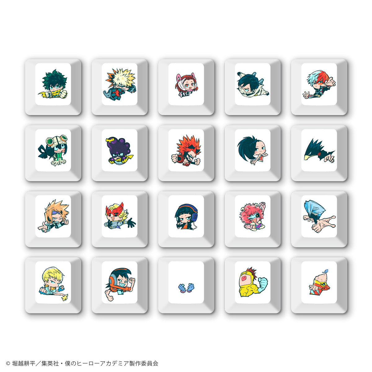 僕のヒーローアカデミア ふもコレ キーキャップセット 1-A