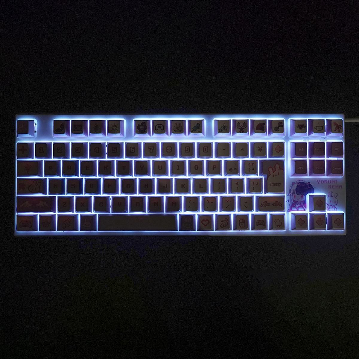 にじさんじ × ふもコレ キーボード 夜見れな VARMILO 日本語配列｜ふも