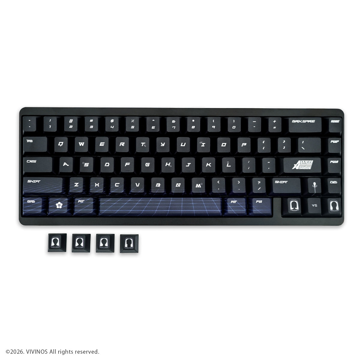 ALIEN STAGE × ふもコレ キーボード 英語配列 VARMILO×Huano Marble HE