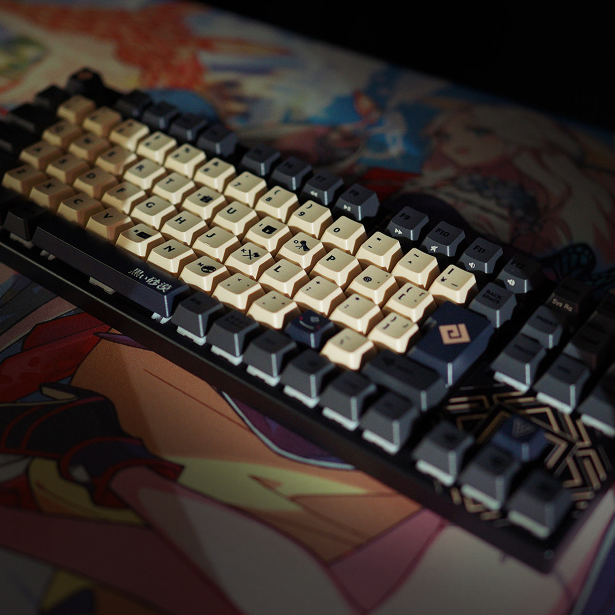 ふもコレ × 黒い砂漠 キーボード  日本語配列