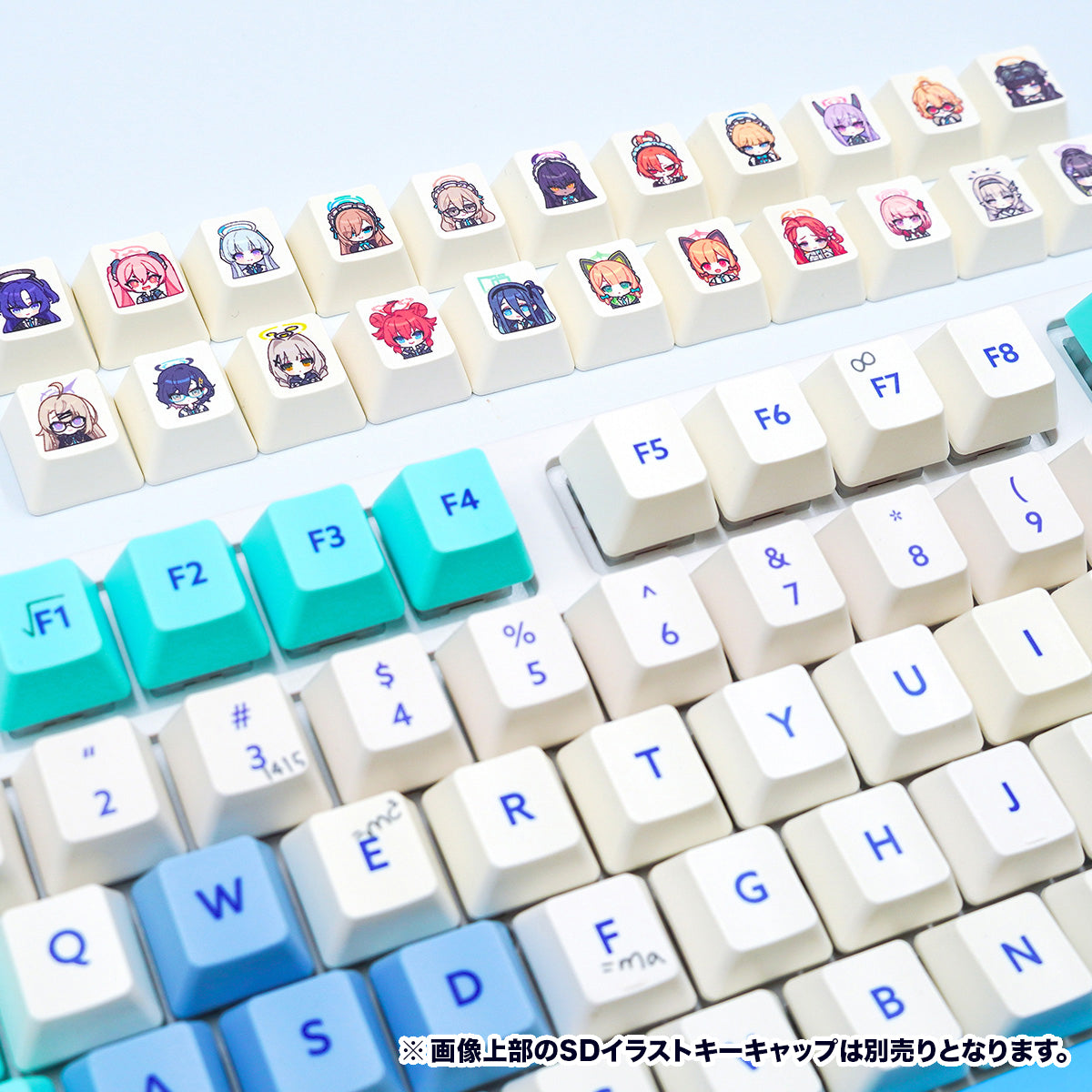 ふもコレ×ブルーアーカイブ キーボード ミレニアムサイエンススクール 英語配列