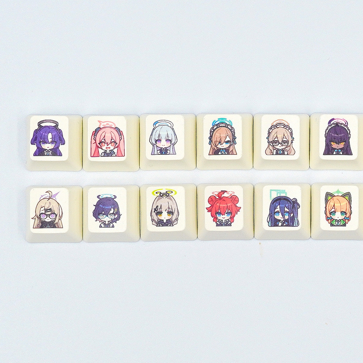 ふもコレ×ブルーアーカイブ キーキャップセット ミレニアムサイエンススクール D