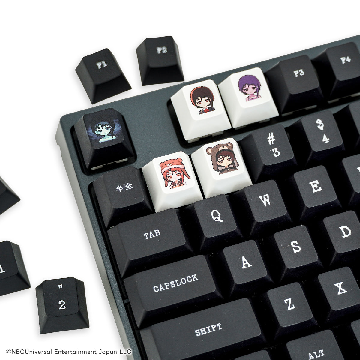 serial experiments lain × ふもコレ キーキャップセット