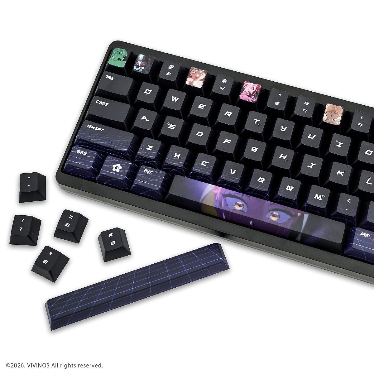 ALIEN STAGE × ふもコレ キーキャップセット｜ふもコレ(Fumo Collection)