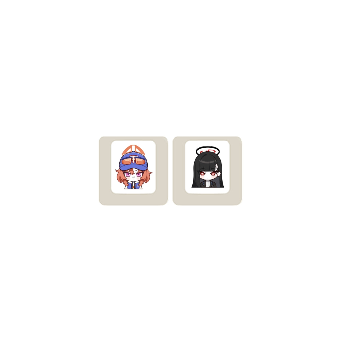 ブルーアーカイブ × ふもコレ キーキャップセット ミレニアムサイエンススクール レイ&リオ