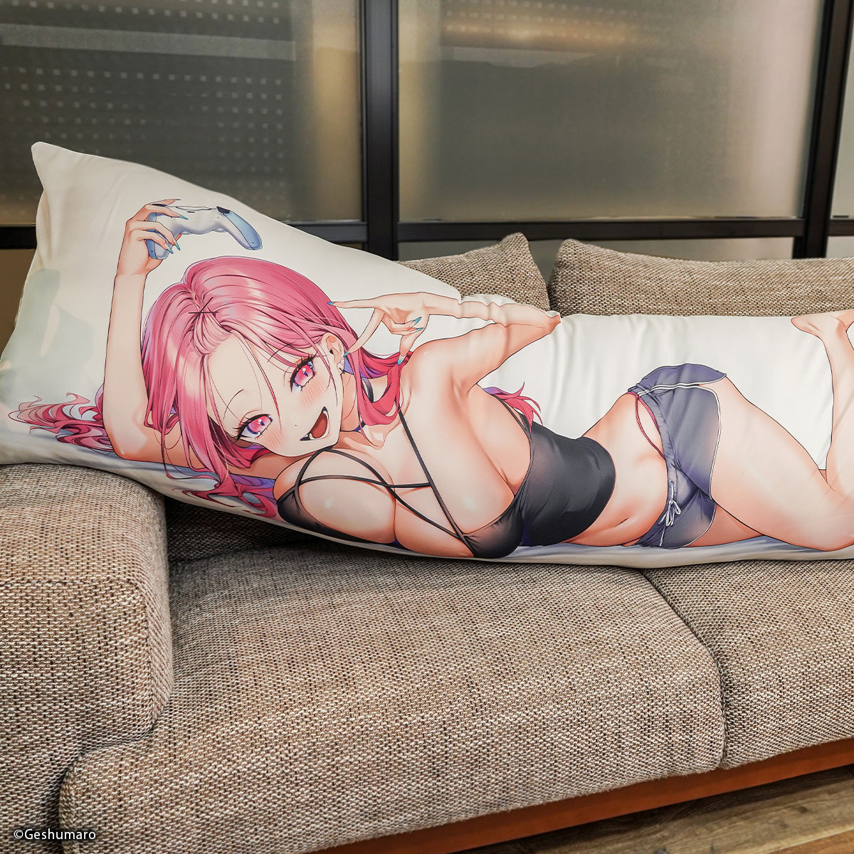 ギャルゲーマーに褒められたい × ふもコレ 抱き枕カバー 莉音