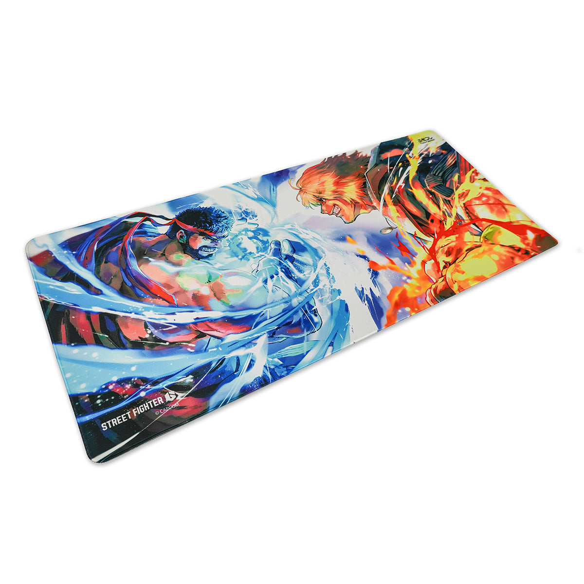 ふもコレ × STREET FIGHTER 6 マウスパッド リュウVSケン