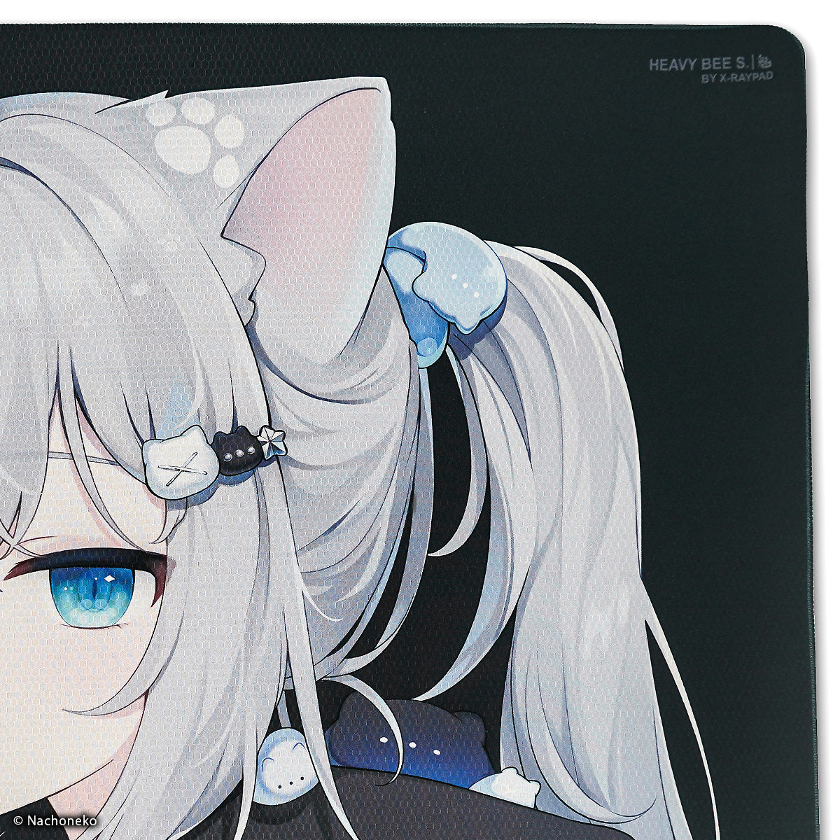 Nachoneko × ふもコレ ゲーミングマウスパッド Black (ベースモデル X