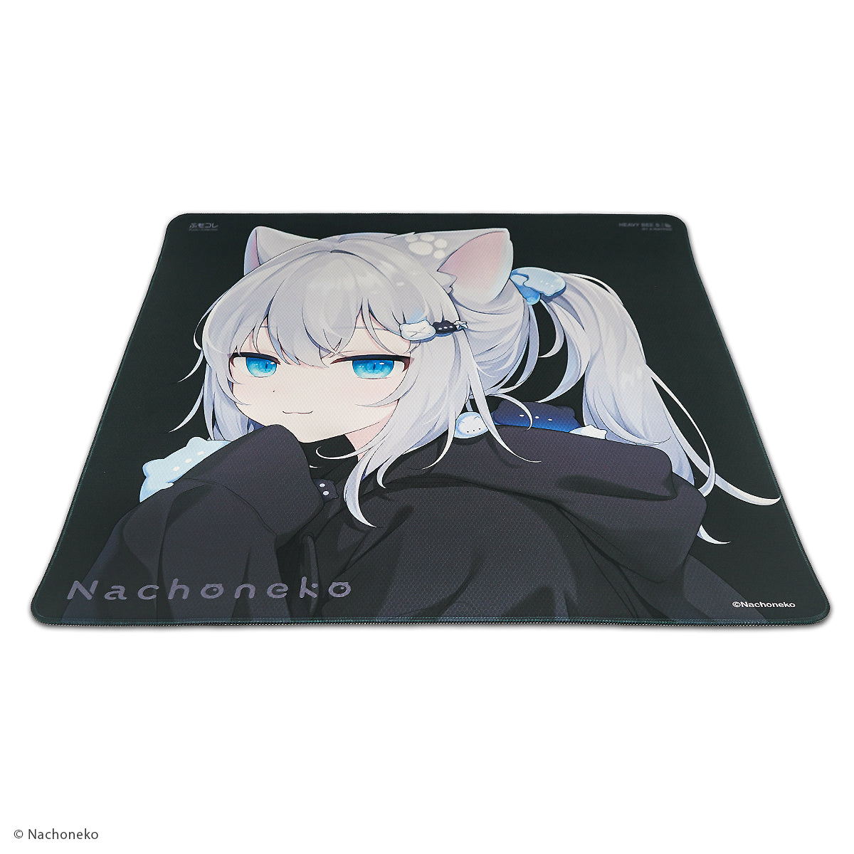 Nachoneko × ふもコレ ゲーミングマウスパッド Black (ベースモデル X