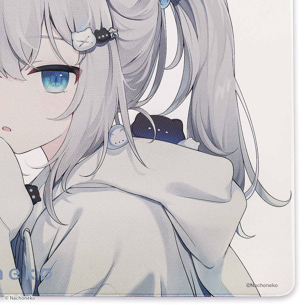 Nachoneko × ふもコレ ゲーミングマウスパッド White (ベースモデル X