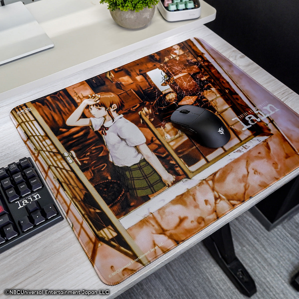 serial experiments lain × ふもコレ ゲーミングマウスパッド XL (Odin Gaming)