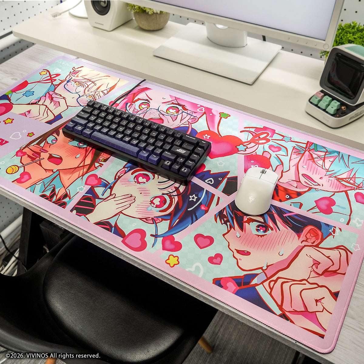 葛葉 ふもコレ ゲーミングマウスパッド ALIEN STAGE × ふもコレ ゲーミングマウスパッド 2XL (Odin Gaming