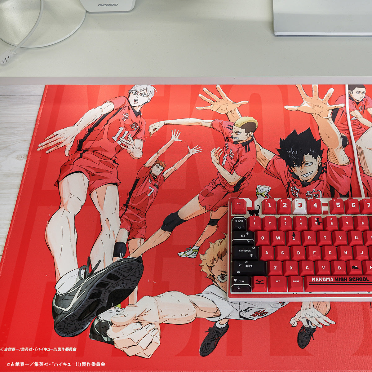 ハイキュー!! × ふもコレ ゲーミングマウスパッド 2XL 音駒高校モデル