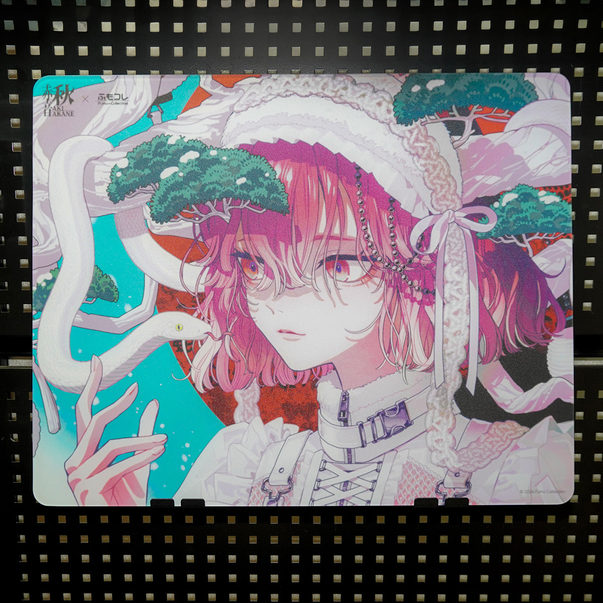 ふもコレSEASONS × 秋赤音 Dream Gamer 雷 ガラスマウスパッド 冬【他商品との同梱不可】