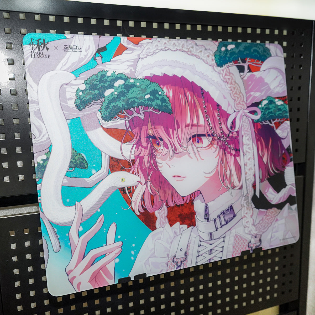 ふもコレSEASONS × 秋赤音 Dream Gamer 雷 ガラスマウスパッド 冬【他商品との同梱不可】