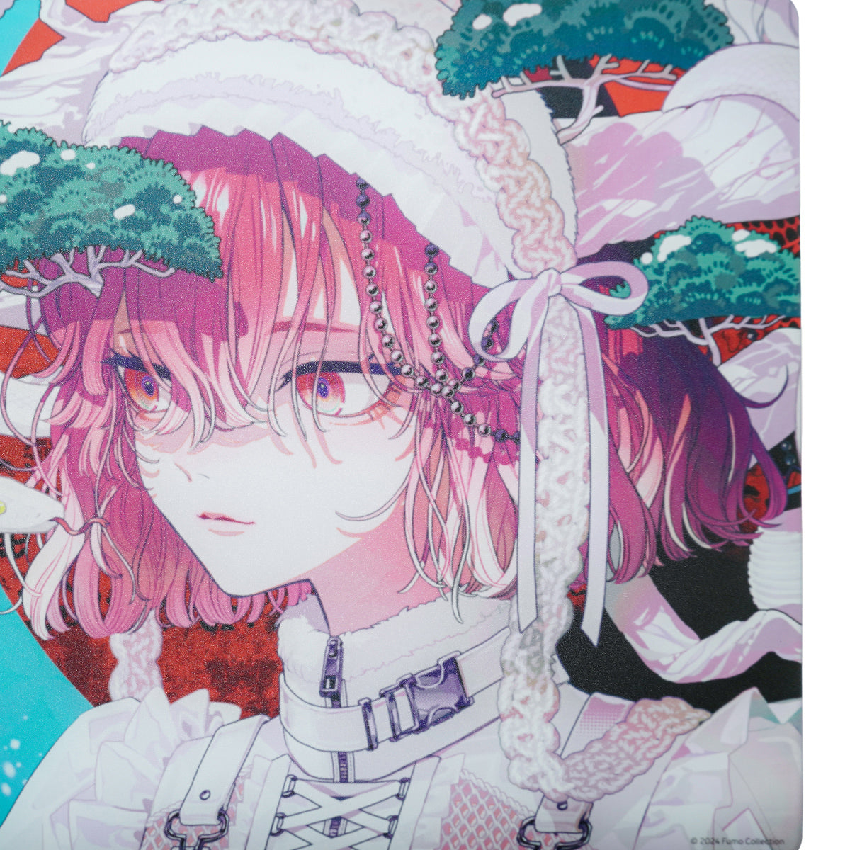 ふもコレSEASONS × 秋赤音 Dream Gamer 雷 ガラスマウスパッド 冬【他商品との同梱不可】
